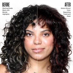 Auburn Brown Color Depositing Treatment Mask
