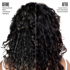 Auburn Brown Color Depositing Treatment Mask