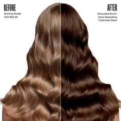 Chocolate Brown Color Depositing Treatment Mask