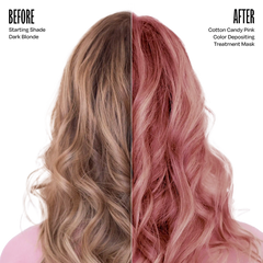Cotton Candy Pink Color Depositing Treatment Mask